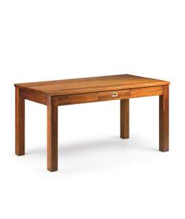 Mesa Comedor Colonial 2 Cajones Rectangular Serie Star
