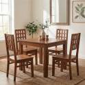 Mesa Comedor Colonial Cuadrada Serie Star
