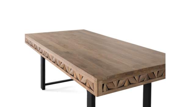 Mesa Comedor Contemporaneo Tapa Decorada Serie Destrans