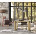 Mesa Comedor Cristal Roble Adott
