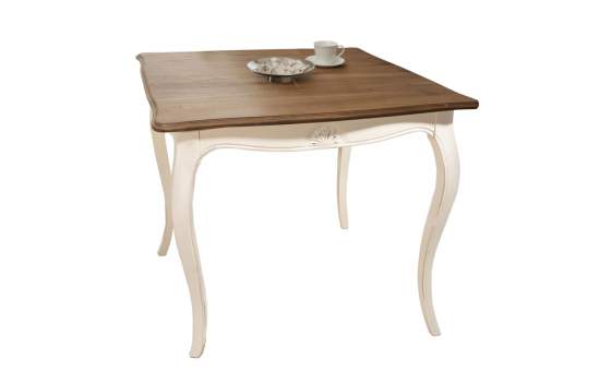 Mesa comedor cuadrada estilo clasico vintage paris Mesa comedor cuadrada estilo clasico vintage paris