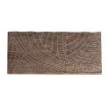 Mesa Comedor de 180  Tapa Acacia Tallada Pies Metal Serie Alvird