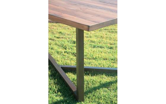 Mesa Comedor de Forja y Madera Estilo industrial Serie Anjar