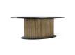 Mesa Comedor Diseño Actual 220 cm Negro Oro - Aboiat