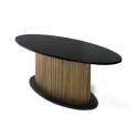 Mesa Comedor Diseño Actual 220 cm Negro Oro - Aboiat