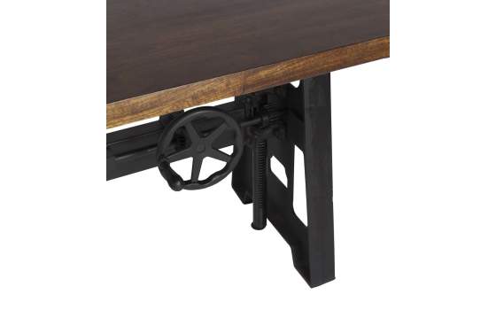 Mesa Comedor Elevable Estilo Rustico Industrial Serie Pipa