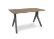 Mesa Comedor Estilo Industrial Madera Acero 140 Alkizat