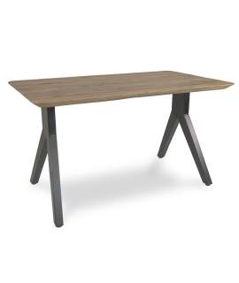 Mesa Comedor Estilo Industrial Madera Acero 140 Alkizat