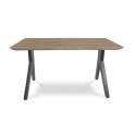 Mesa Comedor Estilo Industrial Madera Acero 140 Alkizat