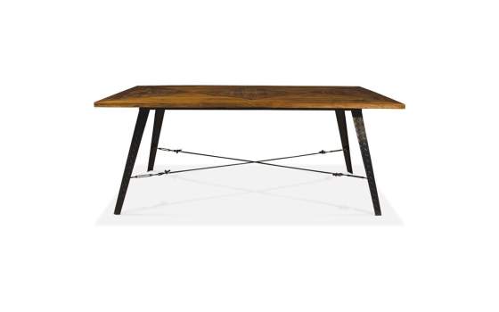 Mesa Comedor Estilo Industrial Madera Forja Serie Atlanta
