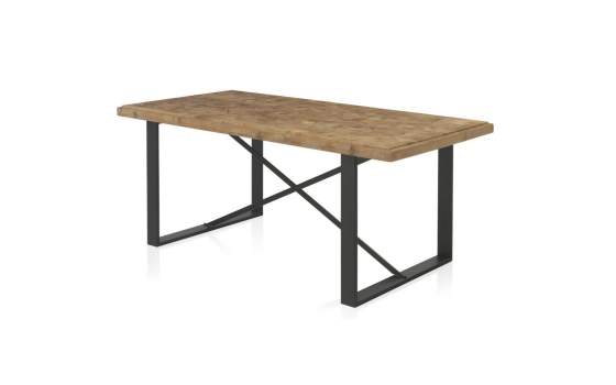 Mesa Comedor Estilo Industrial Tablas Recicladas Natens