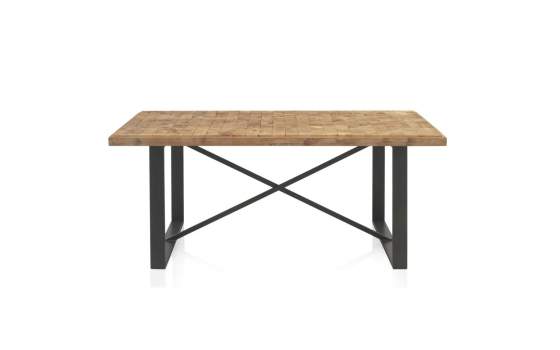 Mesa Comedor Estilo Industrial Tablas Recicladas Natens