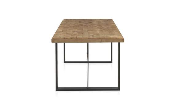 Mesa Comedor Estilo Industrial Tablas Recicladas Natens