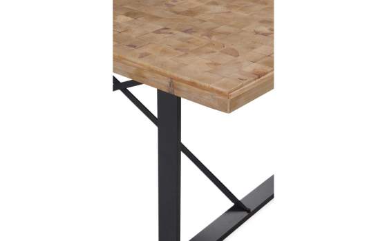 Mesa Comedor Estilo Industrial Tablas Recicladas Natens