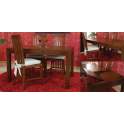 Mesa Comedor Extensible 2 Tamaños con Guias Estilo Colonial Blau