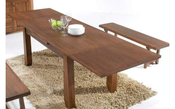 Mesa Comedor Extensible 4 Tamaños Rustica Lagar