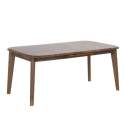 Mesa Comedor Extensible Actual Color Nogal Claro Serie Alort