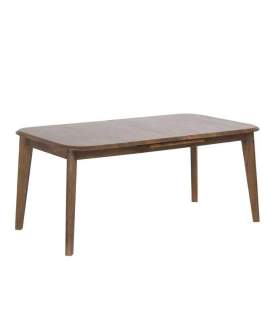 Mesa Comedor Extensible Actual Color Nogal Claro Serie Alort