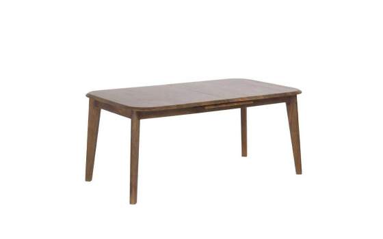 Mesa Comedor Extensible Actual Color Nogal Claro Serie Alort
