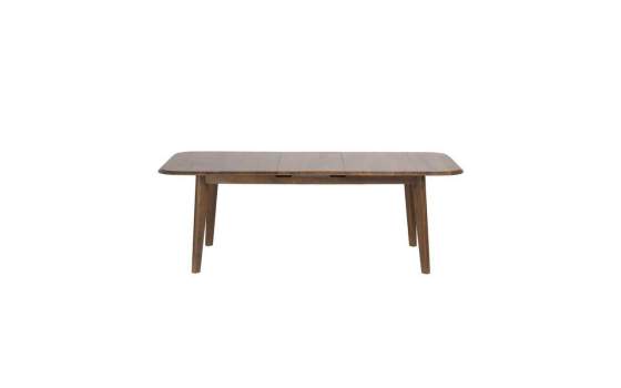 Mesa Comedor Extensible Actual Color Nogal Claro Serie Alort