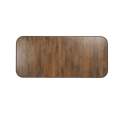 Mesa Comedor Extensible Actual Color Nogal Claro Serie Alort