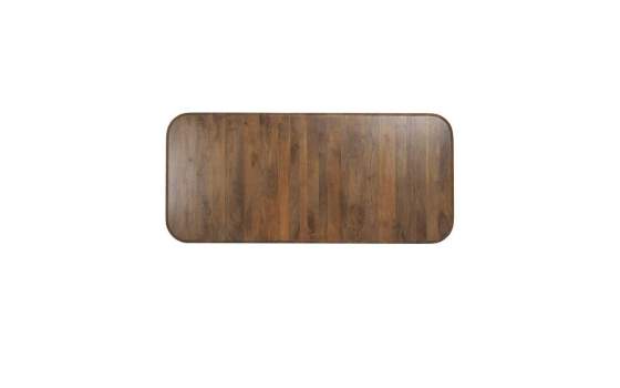 Mesa Comedor Extensible Actual Color Nogal Claro Serie Alort
