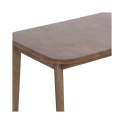 Mesa Comedor Extensible Actual Color Nogal Claro Serie Alort