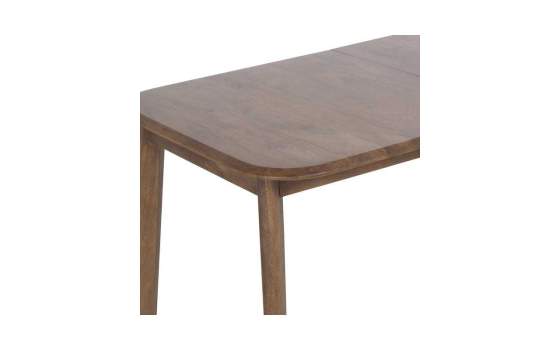 Mesa Comedor Extensible Actual Color Nogal Claro Serie Alort