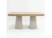 Mesa Comedor Extensible Actual Madera y Metal - Serie Aguade