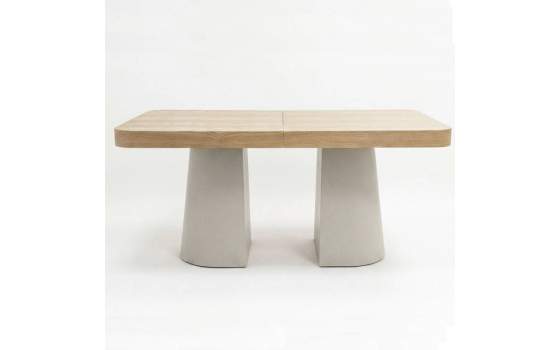 Mesa Comedor Extensible Actual Madera y Metal - Serie Aguade