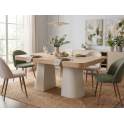 Mesa Comedor Extensible Actual Madera y Metal - Serie Aguade