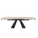 Mesa Comedor Extensible de 160 a 240 Metal y Porcelanico Aguade