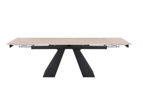 Mesa Comedor Extensible de 160 a 240 Metal y Porcelanico Aguade