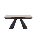 Mesa Comedor Extensible de 160 a 240 Metal y Porcelanico Aguade