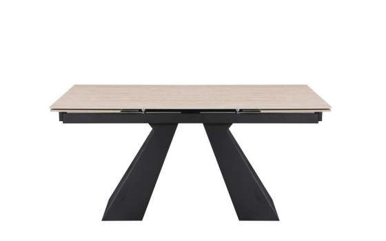 Mesa Comedor Extensible de 160 a 240 Metal y Porcelanico Aguade