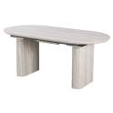 Mesa Comedor Extensible de 180 a 220 Blanco Aguas - Aguade