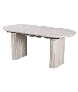 Mesa Comedor Extensible de 180 a 220 Blanco Aguas - Aguade