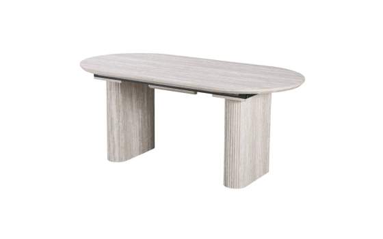 Mesa Comedor Extensible de 180 a 220 Blanco Aguas - Aguade