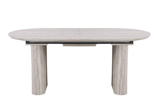 Mesa Comedor Extensible de 180 a 220 Blanco Aguas - Aguade