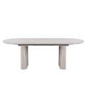 Mesa Comedor Extensible de 180 a 220 Blanco Aguas - Aguade