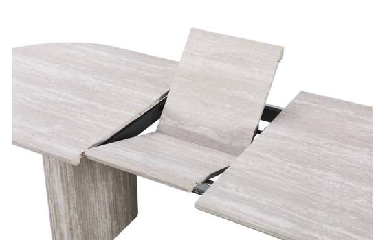 Mesa Comedor Extensible de 180 a 220 Blanco Aguas - Aguade