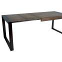 Mesa Comedor Extensible de Forja Madera Estilo industrial Anjar Mesa Comedor Extensible de Forja Madera Estilo industrial Anjar