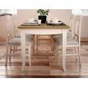 Mesa Comedor Extensible Estilo Provenzal 2 Tamaños Praga