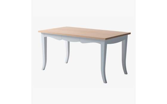 Mesa Comedor Extensible Estilo Provenzal 2 Tamaños Praga