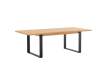 Mesa Comedor Extensible Madera Natural Miel Serie Anube