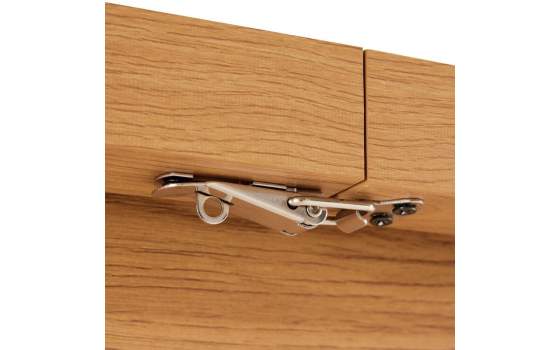 Mesa Comedor Extensible Madera Natural Miel Serie Anube