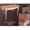 Mesa Comedor Extensible Bicolor Estilo Vintage Paris