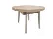 Mesa Comedor Extensible Redonda Madera y Metal - Serie Aguade
