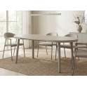 Mesa Comedor Extensible Redonda Madera y Metal - Serie Aguade