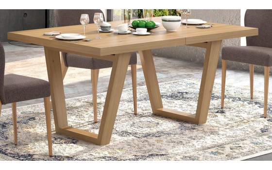 Mesa Comedor Extensible Roble Adott